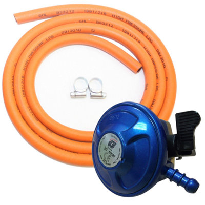 Crusader Complete BBQ Cooker Kit with 21mm Clip-On Regulator