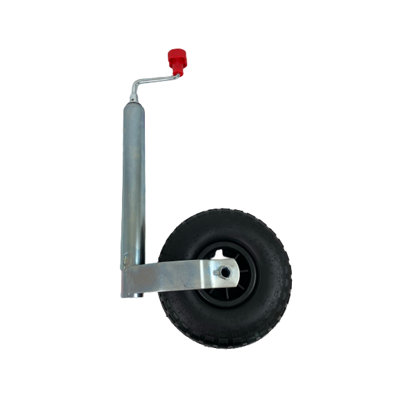 Crusader Jockey Wheel 48mm Plastic Wheel Pneumatic Tyre