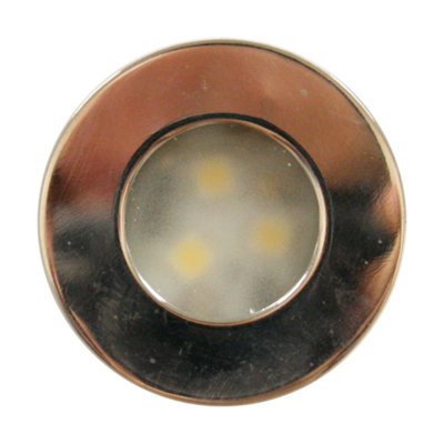 Crusader Lumo Silver 3 Led Surface Ceiling Down Light