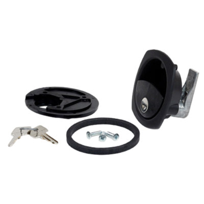 Crusader N103 Caravan Baggage Door Lock with MC Barrel and 2 Keys