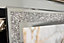 Crushed Crystal Photo Frame Jewel Mirror Silver Diamante Picture Frame A3