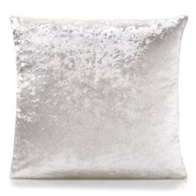 Crushed Velvet Luxury Cushion 45cm x 45cm Cream