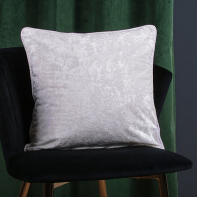 Crushed Velvet Textured Velvet Filled Cushion