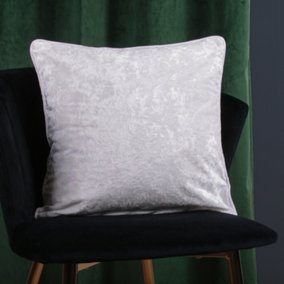 Crushed Velvet Textured Velvet Filled Cushion