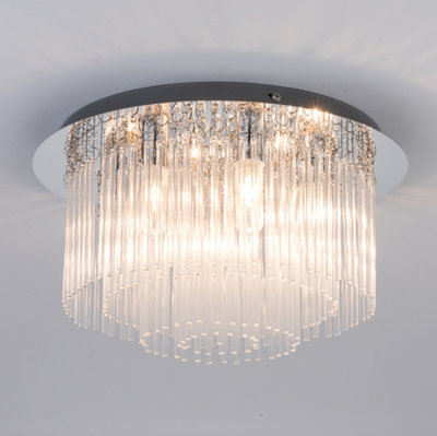 Square bathroom new arrivals lights b&q