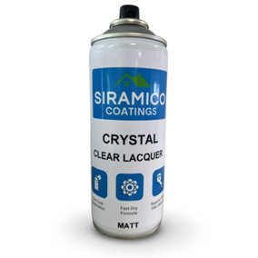 Crystal Clear Lacquer - 400ml - Matt Finish - Multi-Surface Lacquer Spray