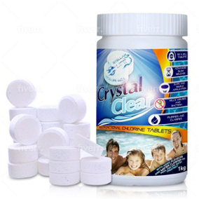 Crystal Clear Multifunction Chlorine Tablets for Hot Tub Spa and Swimming Pools