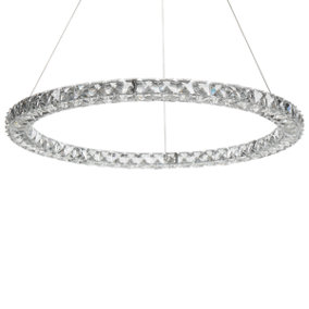 Crystal LED Pendant Lamp Silver MAGAT