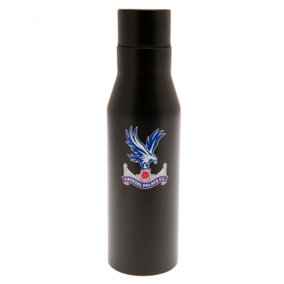 Crystal Palace FC Crest Thermal Flask Black/Blue/Grey (One Size)