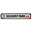 Crystal Palace FC Deluxe Stadium Plaque Blue/Black/White (One Size)