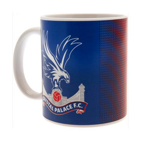 Crystal Palace FC Half Tone Mug Blue/White/Red (One Size)