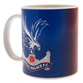 Crystal Palace FC Half Tone Mug Red/Blue (One Size)