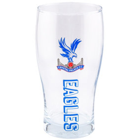 Crystal Palace FC Tulip Pint Gl Clear (One Size)