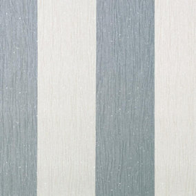 Crystal Stripe Wallpaper Silver Ivory Glitter Sparkle Striped Textured Vinyl