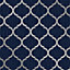 Crystal Trellis Wallpaper Blue / Silver Debona 8894