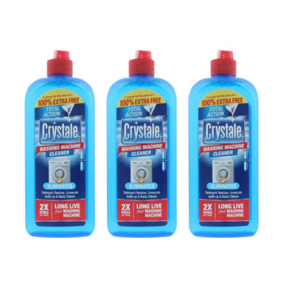 Crystale Washing Machine Cleaner 500ML (Pack Of 3) DIY at B&Q