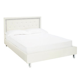 Crystalle 4.6 Double Bed White