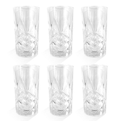 Crystallised Glasses 350ml - Set of 6