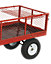 CST806 Heavy Duty Fixed Pneumatic Wheel Platform Truck with Sides, 450kg Capacity