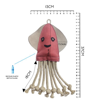 Cub 'Inky' Squid Eco-Friendly Dog Toy