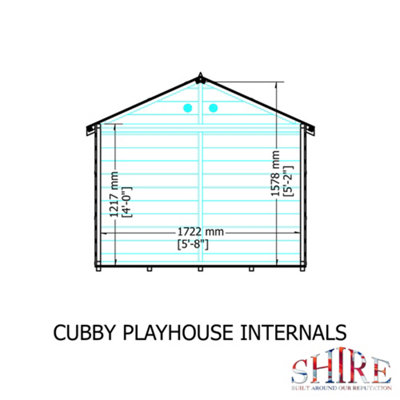 Cubby Playhouse Children's Wendy House - 8