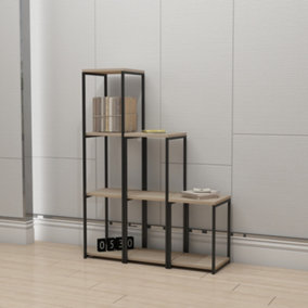 CUBE-L Bookshelf  / Bookcase with metal frame