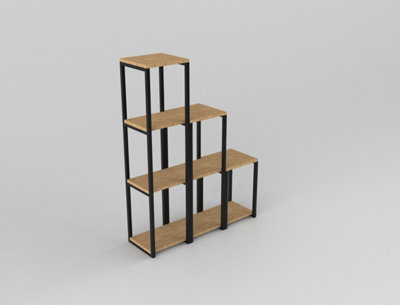 CUBE-P Bookshelf  / Bookcase with metal frame
