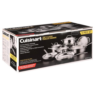 Cuisinart MCP-12N Multiclad Pro RVS 12-delige kookgerei Set