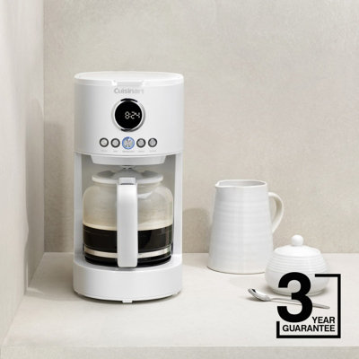 Macchina Da Caffè A Filtro Cuisinart – 2 Litri – Programmable E Mantiene Il Caldo – Modello Pebble DCC780WU