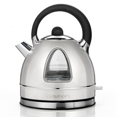 Cuisinart Style Frosted Pearl Traditional Kettle & 2 Sl Toaster Breakfast Set