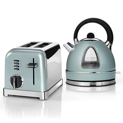 Cuisinart Style Light Pistachio Traditional Kettle & 2 Sl Toaster