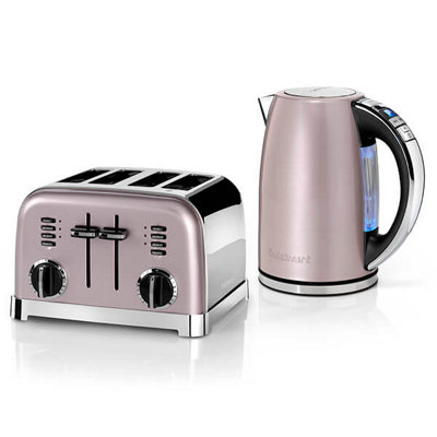 Blush kettle and toaster hotsell