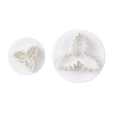 Culpitt Leaf Cookie Cutter (Pack of 2) White (One Size)