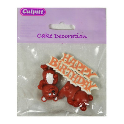 Culpitt Party Cake Toppers Bear (One Size)