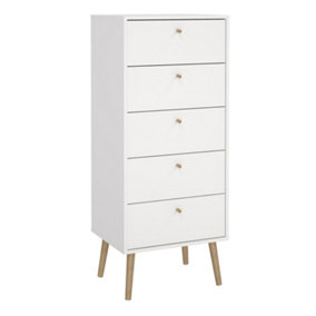 Cumbria Narrow Chest with 5 Drawers