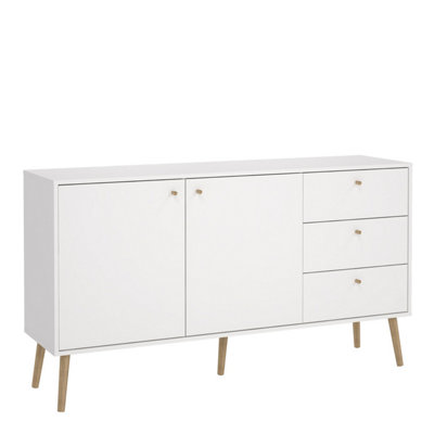 Cumbria Storage Sideboard with Dual Doors and Triple Drawers