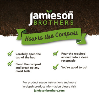 Cumbrian Mix Peat Free Compost Multipurpose 60L  - By Jamieson Brothers - 4