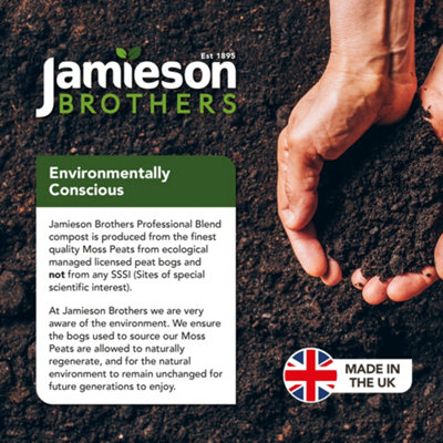 Cumbrian Mix Peat Free Compost Multipurpose 60L  - By Jamieson Brothers - 8
