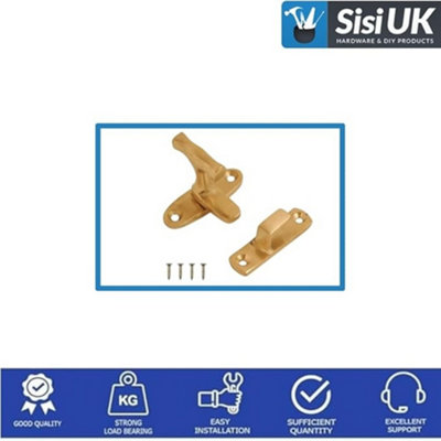 SOLID BRASS Cupboard Turn Latch Catch Knob Showcase Cabinet Door