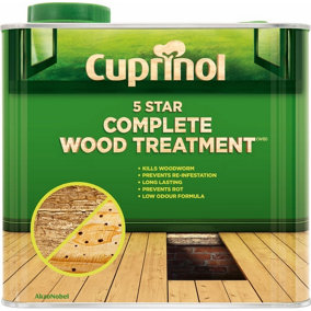 Cuprinol 5 Star Complete Wood Treatment - Clear - 2.5L
