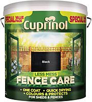 Cuprinol 5194069 Less Mess Fence Care Black 6 litre CUPLMFCBL6L