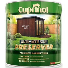 Cuprinol 5206068 Ultimate Garden Wood Preserver Country Oak 1 litre CUPGWPRECO1L
