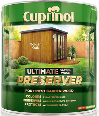 Cuprinol 5206080 Ultimate Garden Wood Preserver Golden Oak 1 litre CUPGWPREGO1L