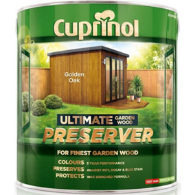 Cuprinol 5206080 Ultimate Garden Wood Preserver Golden Oak 1 litre CUPGWPREGO1L