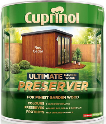 Cuprinol 5206081 Ultimate Garden Wood Preserver Red Cedar 1 litre CUPGWPRERC1L