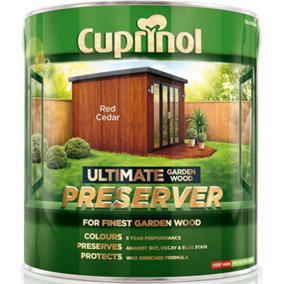 Cuprinol 5206081 Ultimate Garden Wood Preserver Red Cedar 1 litre CUPGWPRERC1L