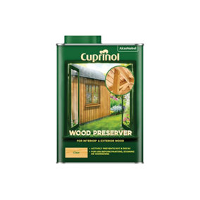 Cuprinol 5330417 Wood Preserver Clear 1 litre CUPWPCL1L