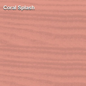 Cuprinol Garden Shades Paint Mixed Colour Coral Splash, 2.5 Litres