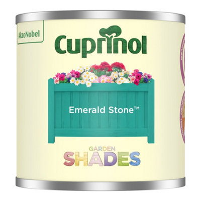 Cuprinol Garden Shades Tester Paint Pot 125ml Emerald Stone DIY