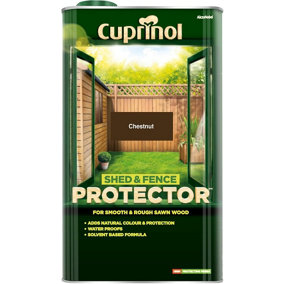 Cuprinol Shed and Fence Protector Chestnut 5 Litre